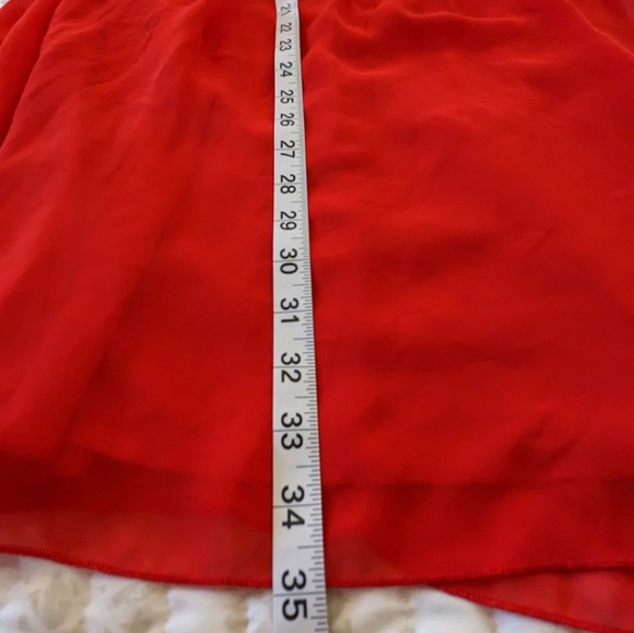 SPEECHLESS | bright red cutout dress with ruffle sleeves and accent zipper - Picture 3 of 7